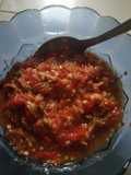 Sambal rebus teri gundul