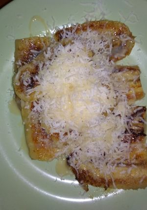 Foto resep OLAHAN pisang panggang keju susu simple