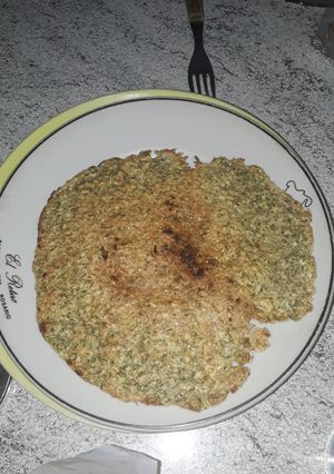 Una foto de Tortilla fit de avena vegetariana
