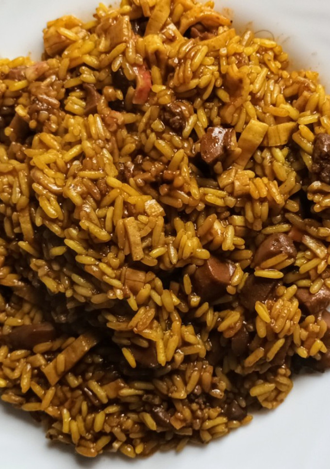 Una foto de Arroz con latas