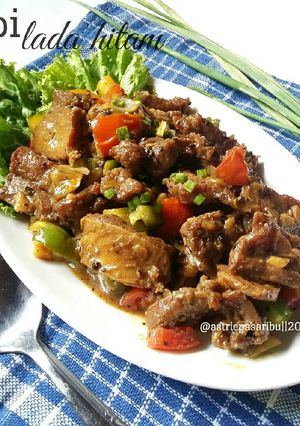 Foto resep Sapi lada hitam