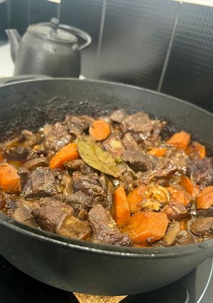 Une photo de Bœuf bourguignon 🐂