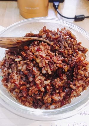 Hình của món Cơm gạo lứt đỏ dẻo.