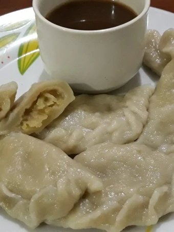 Cara Simple Menyiapkan Resep  Pempek dos isi pepaya yang Lezat, Enak