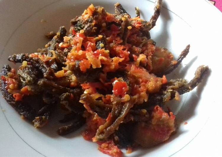 Bahan Belut goreng sambalado | Langkah Membuat Belut goreng sambalado Yang Menggugah Selera