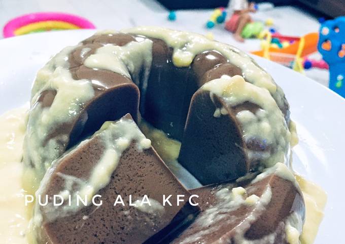 Puding Coklat Vla ala KFC