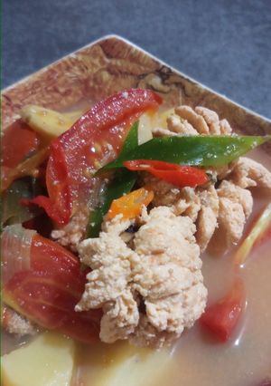 Foto resep Telor ikan kua asem dan kentang🎋🎋ala PPMS