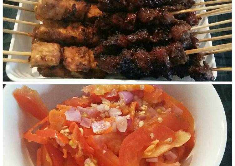 5. Sate Daging dan Tempe Maranggi