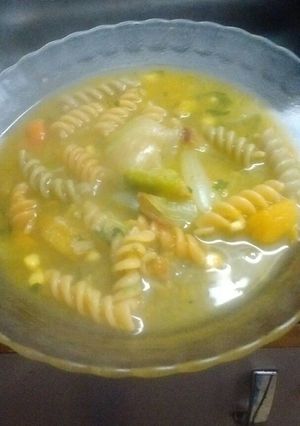 Una foto de Sopa de verduras
