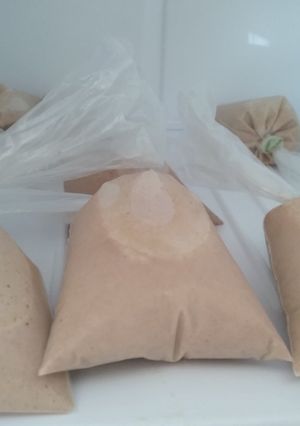 Una foto de Bolis o hielitos de galletas Marías