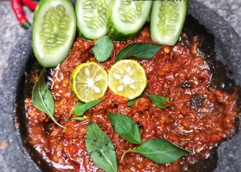 Resep Populer Sambal Terasi Kemangi Enak Bergizi