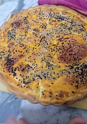 صورة لوصفة فطيرة محشية باللحم المفروم والخضار