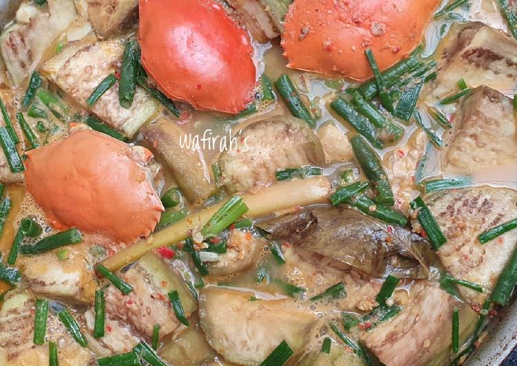 Kare kepiting terong