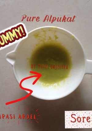 Foto resep Pure Alpukat#MPASI