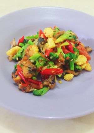 Foto resep Tumis sayur ikan cue