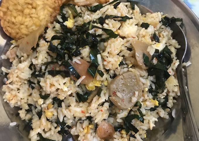 Anti Ribet, Memasak Nasi Goreng Daun Mengkudu Yang Mudah