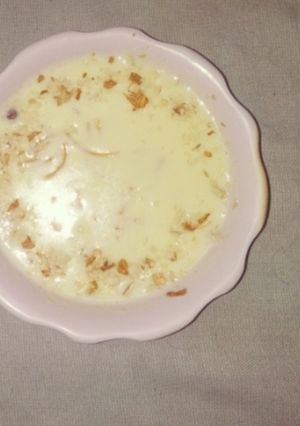 A picture of Satrangi kheer.