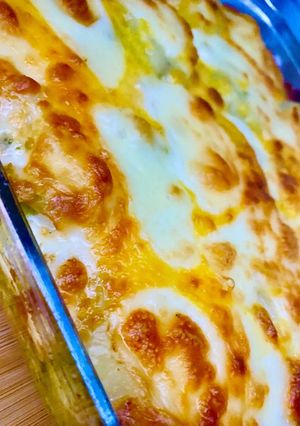 Una foto de PASTEL DE PAPAS, BRÓCCOLI Y CEBOLLAS🥔🧅🥦🧅🥔🥘🍲🥘🤩👏❤️