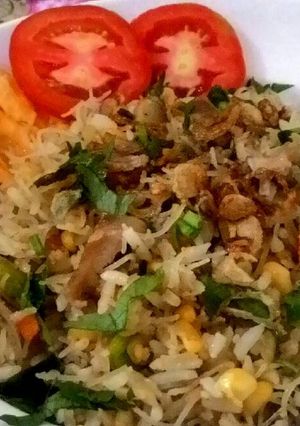 Foto resep Nasi goreng putih magelangan berbulir no lengket