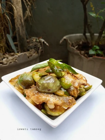 Langkah Mudah untuk Membikin Resep Tumis Ikan Asin Terong Pete yang Lezat Sekali Anti Ribet, Mantap