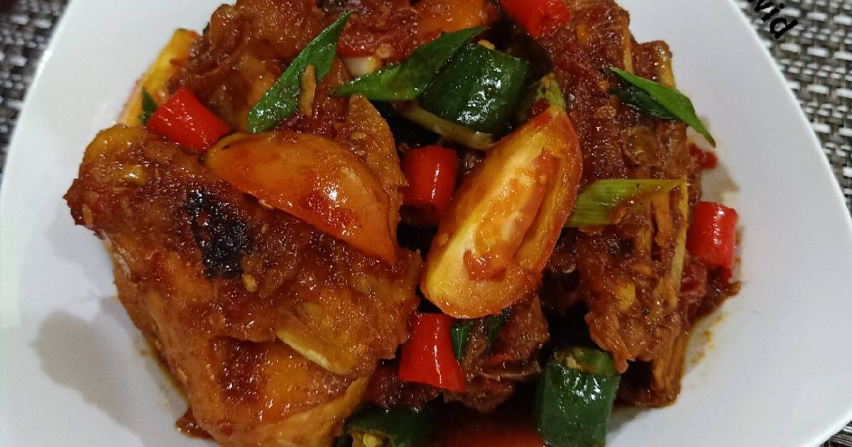 Resep Ayam Kecap Asam Manis Pedas Oleh Heny Widiastuti Cookpad