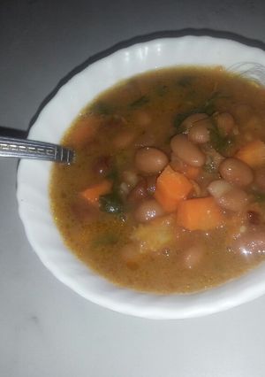 A picture of Red beans# my mum's contest #.