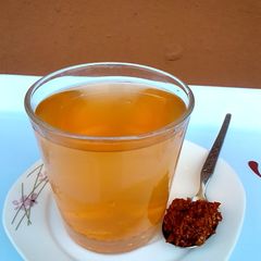 A picture of Avocado Seed Tea.