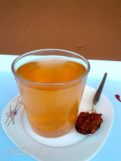 A picture of Avocado Seed Tea.