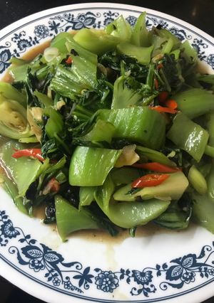 Foto resep Sawi pahit masak tausi (black beans) Chinese style