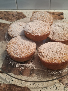 Una foto de Muffins veganos de zapallo y zanahoria exprés