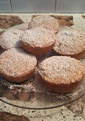 Una foto de Muffins veganos de zapallo y zanahoria exprés