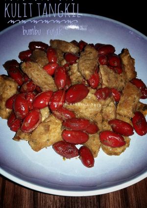 Foto resep Oncom gembos kulit tangkil bumbu rujak