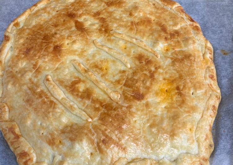 Hojaldre relleno carne picada