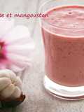 Lassi à la fraise et mangoustan