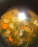 Clear soup