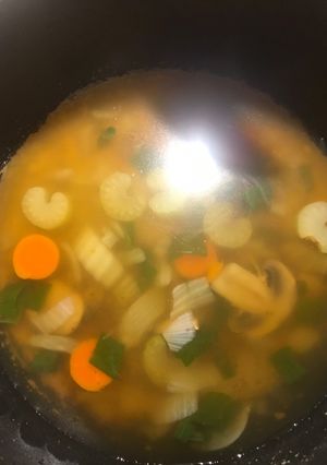A picture of Clear soup.