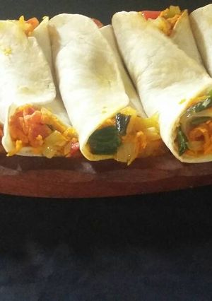 Una foto de Fajitas de vegetales