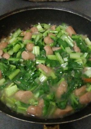 Foto resep Sosis Sawi siap saji