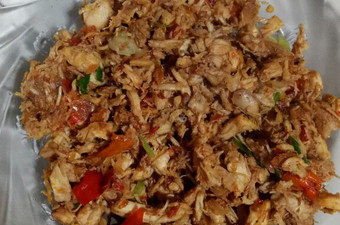 Resep Ayam suwir pedas manis, Bisa Manjain Lidah