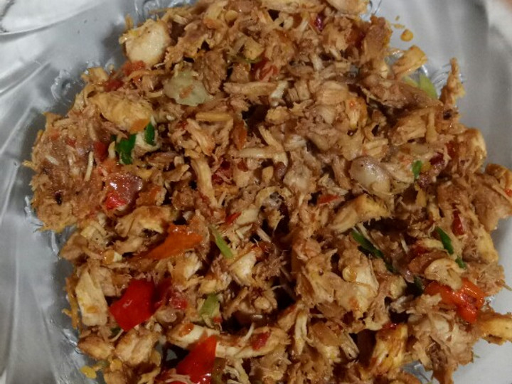 Resep Ayam suwir pedas manis, Bisa Manjain Lidah