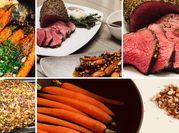 A picture of honey roasted carrot