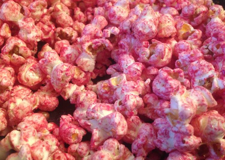 Pink popcorn