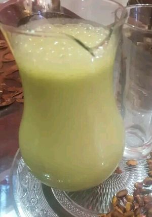 صورة لوصفة شراب الفستق 🤦♀️