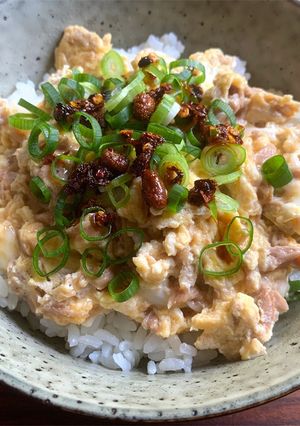 A picture of Super Easy Tuna & Egg Rice Bowl.