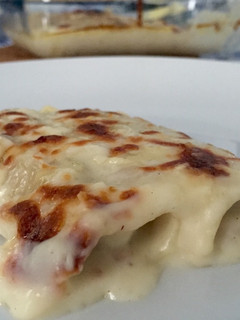 Una foto de Canelones de pollo asado