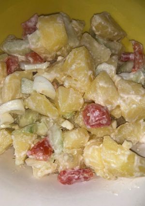 A picture of Potato salad.