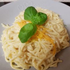 A picture of My Cheesy Spaghetti.