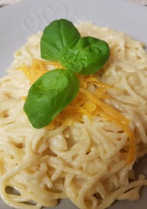 A picture of My Cheesy Spaghetti.
