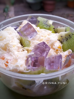 Foto resep Salad buah saus yoghurt