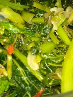 Foto resep Tumis daun pepaya teri medan